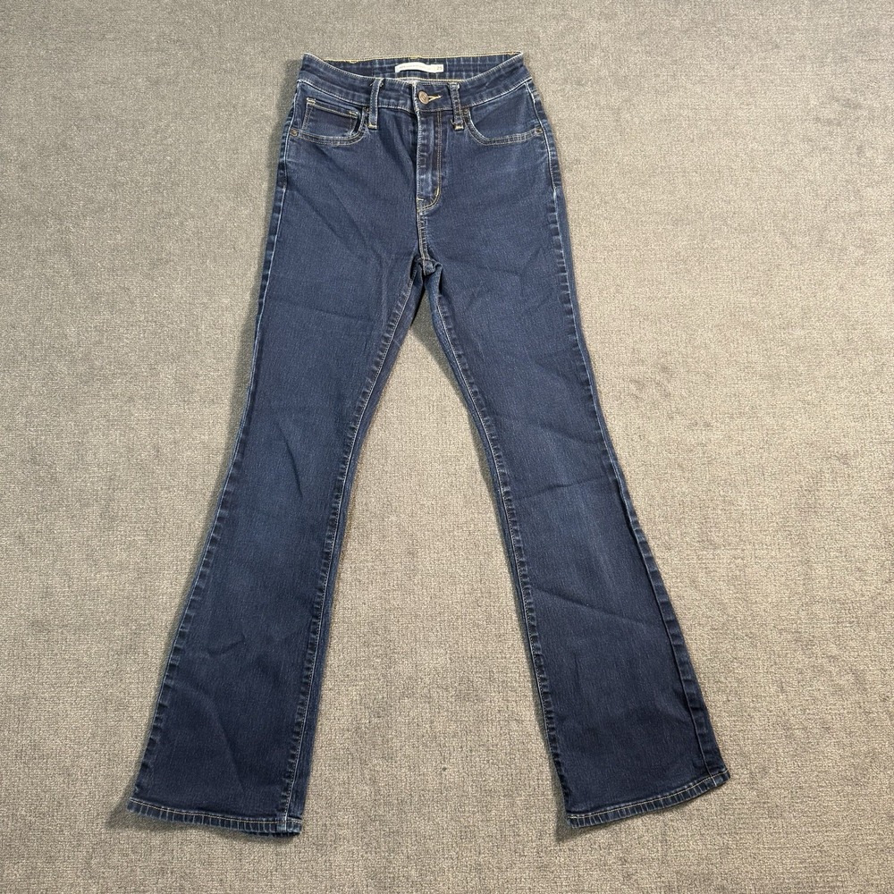 Levi's 725 High Rise Bootcut Jeans Women's Size 25x30 Blue Stretch Denim